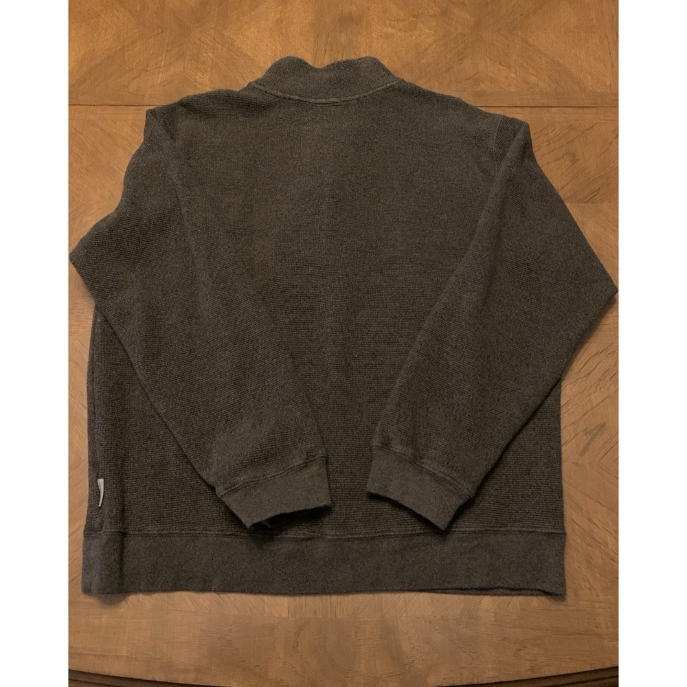 Woolrich Quarter Zip Pullover Sweater Men's XL Brown *materials tag is missing - Picture 12 of 16
